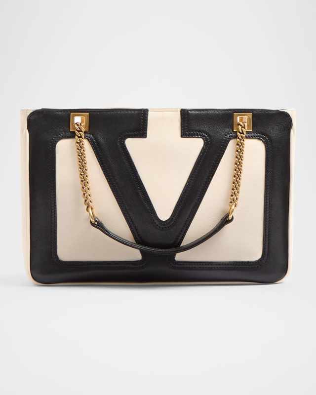 Viva Superstar Small Leather Tote Bag